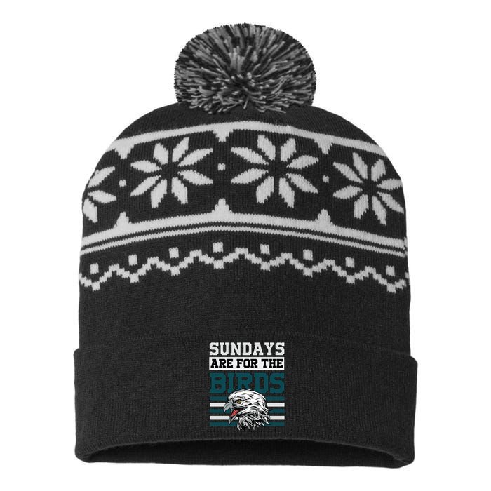 Sundays Are For The Birds It's A Philly Thing Philadelphia Football USA-Made Snowflake Beanie