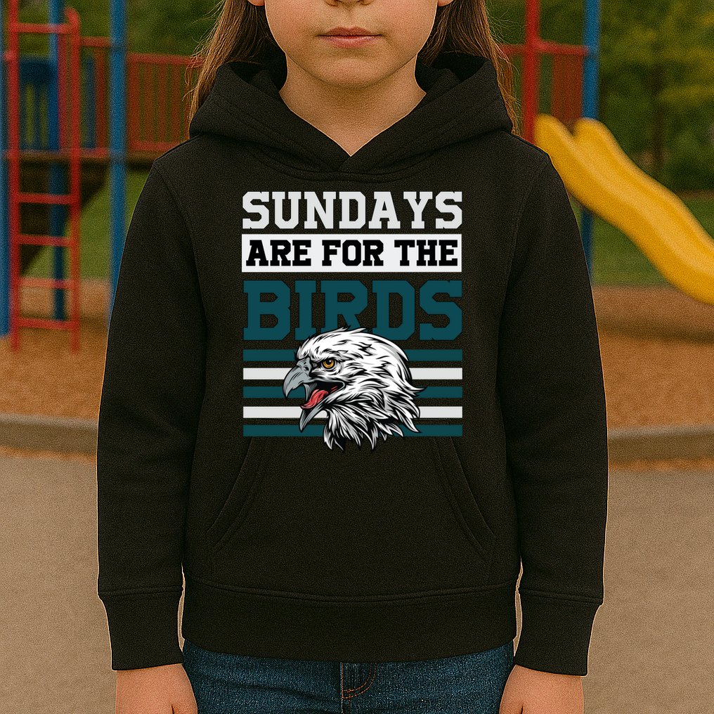 Sundays Are For The Birds It's A Philly Thing Philadelphia Football Kids Hoodie