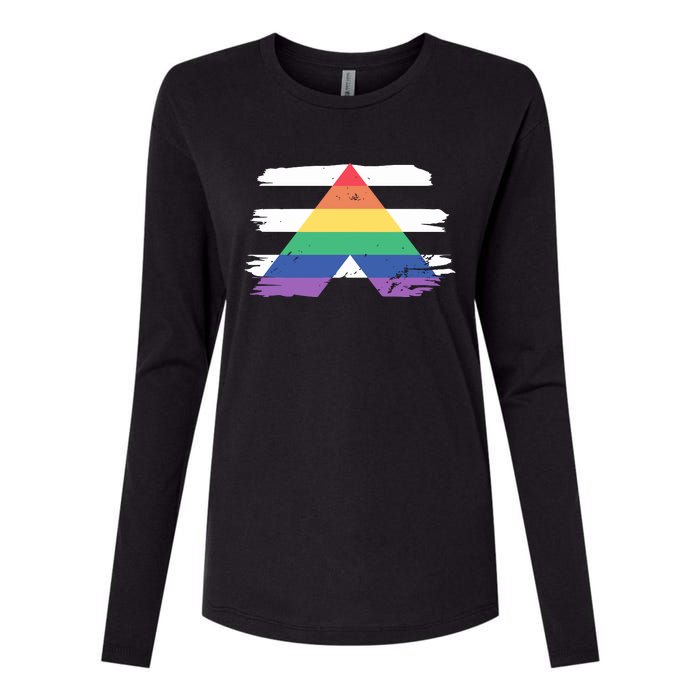 Straight Ally Flag Ally Lgbtq Lgbt Pride Month Womens Cotton Relaxed Long Sleeve T-Shirt