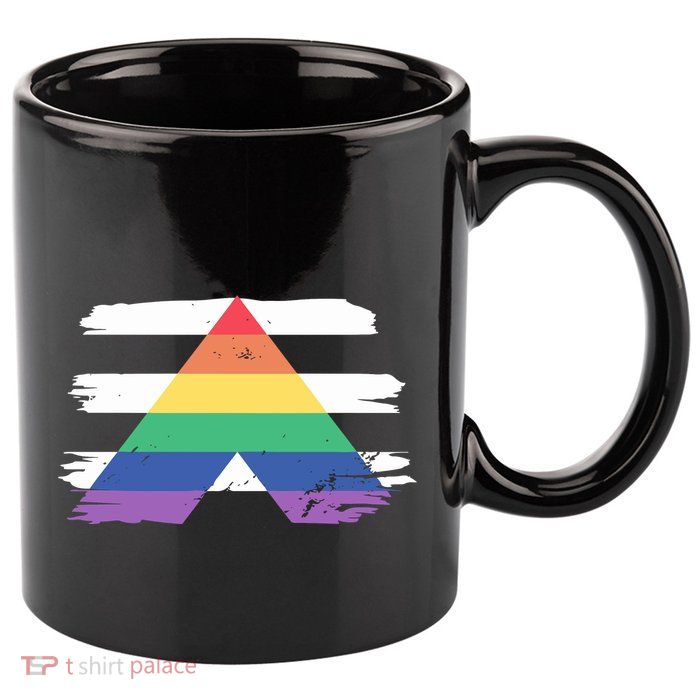 Straight Ally Flag Ally Lgbtq Lgbt Pride Month 11oz C Handle Ceramic Mug