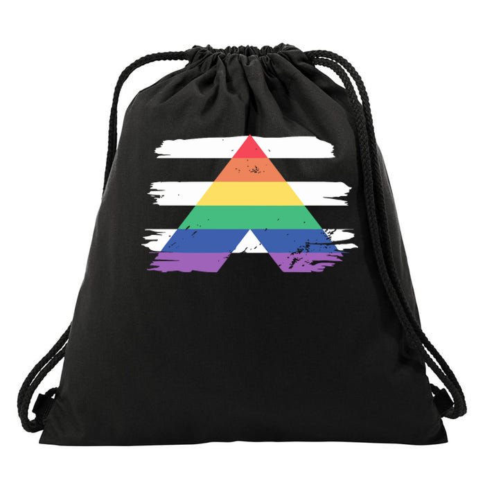 Straight Ally Flag Ally Lgbtq Lgbt Pride Month Drawstring Bag