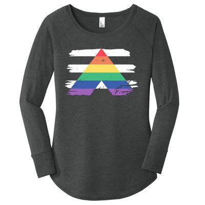 Straight Ally Flag Ally Lgbtq Lgbt Pride Month Women's Perfect Tri Tunic Long Sleeve Shirt