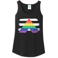 Straight Ally Flag Ally Lgbtq Lgbt Pride Month Ladies Essential Tank