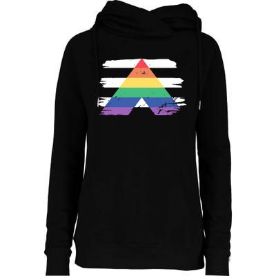 Straight Ally Flag Ally Lgbtq Lgbt Pride Month Womens Funnel Neck Pullover Hood