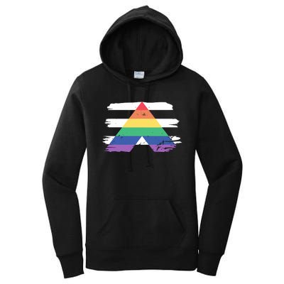 Straight Ally Flag Ally Lgbtq Lgbt Pride Month Women's Pullover Hoodie