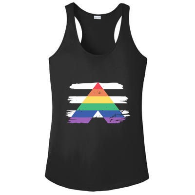 Straight Ally Flag Ally Lgbtq Lgbt Pride Month Ladies PosiCharge Competitor Racerback Tank