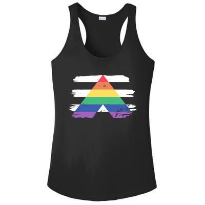 Straight Ally Flag Ally Lgbtq Lgbt Pride Month Ladies PosiCharge Competitor Racerback Tank