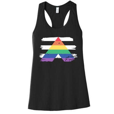 Straight Ally Flag Ally Lgbtq Lgbt Pride Month Women's Racerback Tank