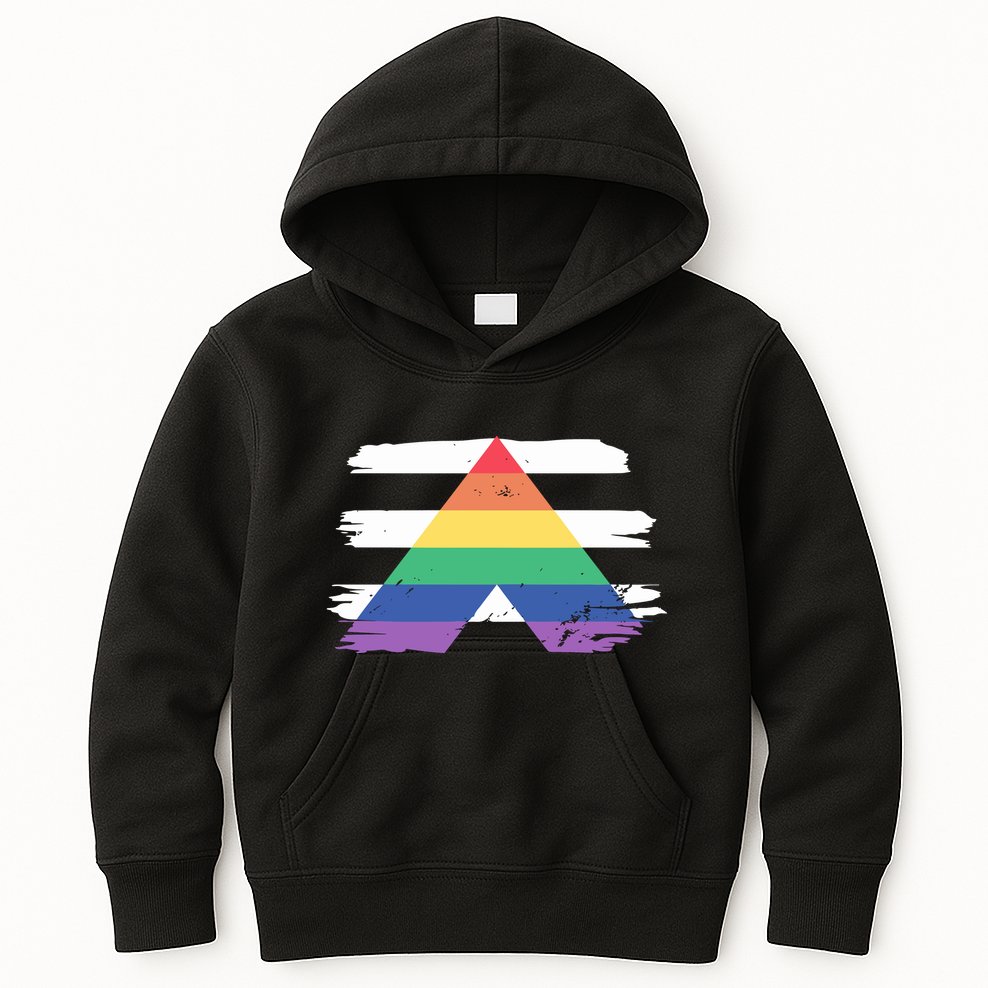 Straight Ally Flag Ally Lgbtq Lgbt Pride Month Kids Hoodie