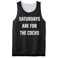 Saturdays Are For The Cocks Mesh Reversible Basketball Jersey Tank