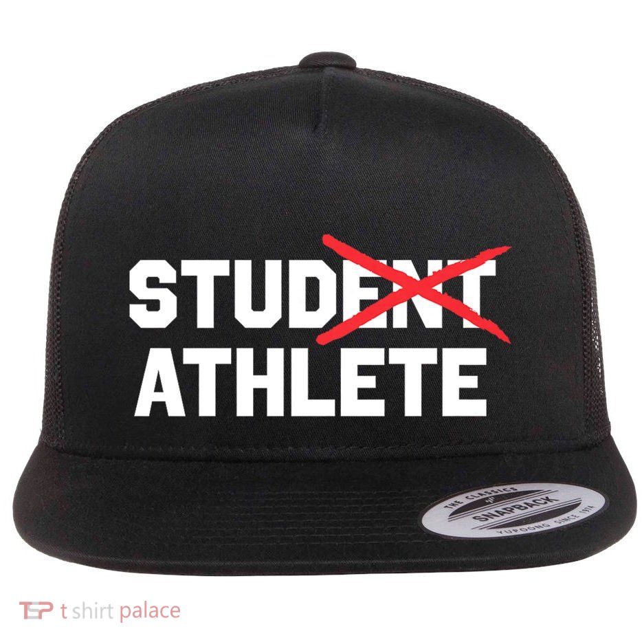 Stud Athlete Funny College Stud Athlete Flat Bill Trucker Hat