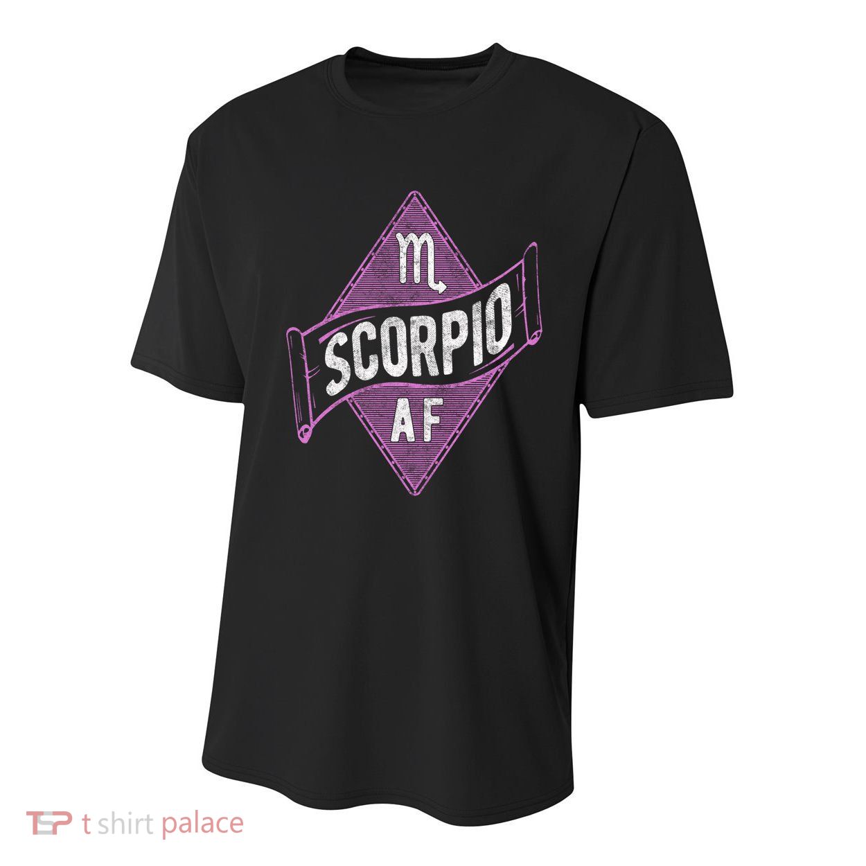 Scorpio Af Funny Astrology Scorpio Zodiac Birthday Meaningful Gift Youth Performance Sprint T-Shirt