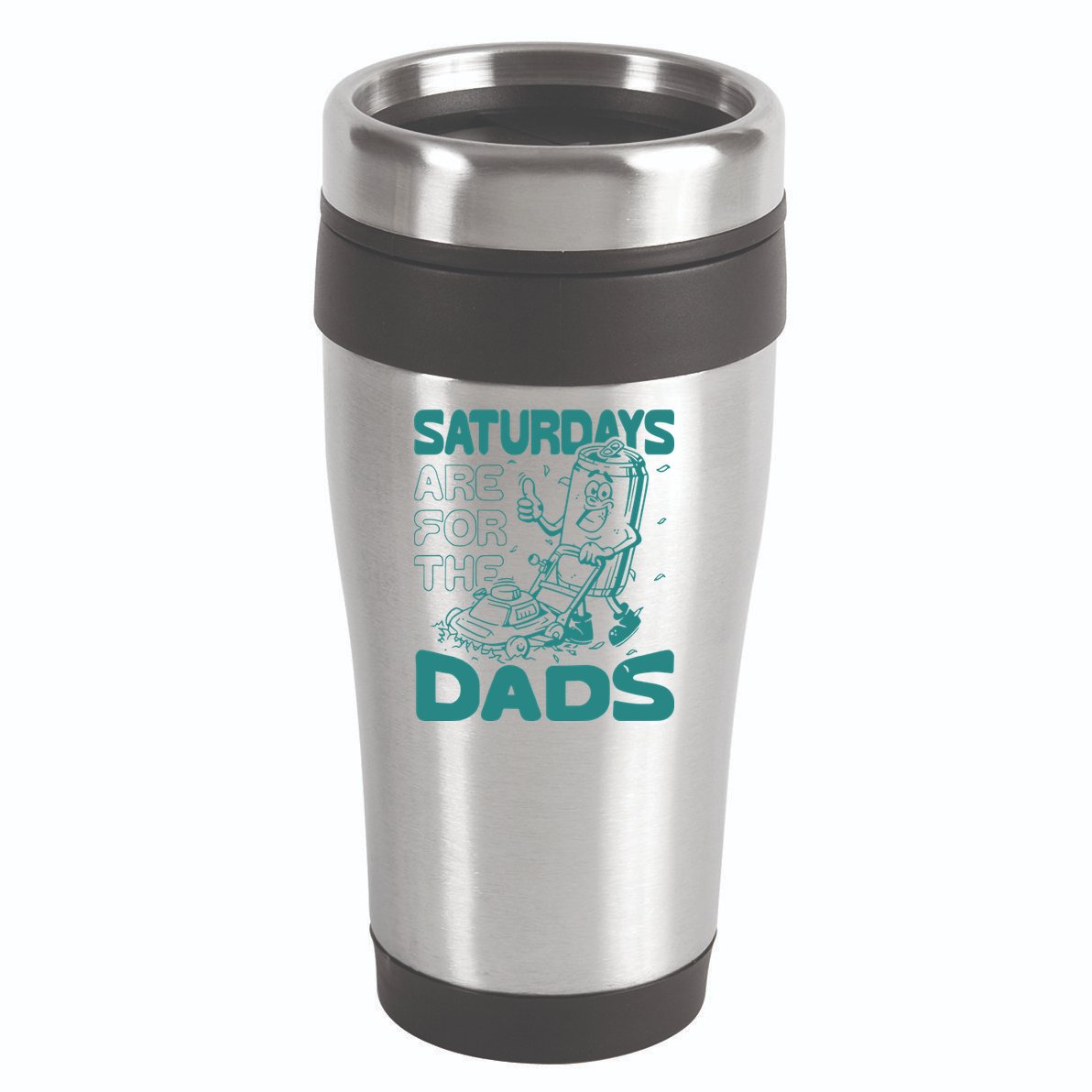 Saturdays Are For The Dads Mow 16oz Travel Tumbler