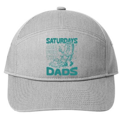 Saturdays Are For The Dads Mow 7-Panel Snapback Hat