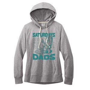 Saturdays Are For The Dads Mow Women's Fleece Hoodie