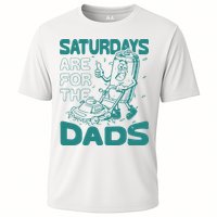 Saturdays Are For The Dads Mow Cooling Performance Crew T-Shirt