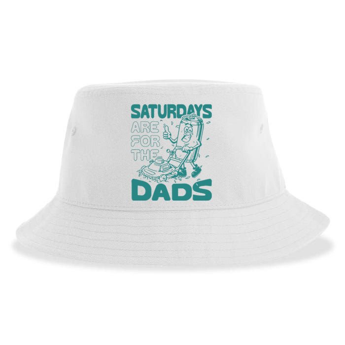 Saturdays Are For The Dads Mow Sustainable Bucket Hat