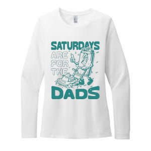 Saturdays Are For The Dads Mow Womens CVC Long Sleeve Shirt