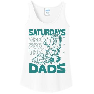 Saturdays Are For The Dads Mow Ladies Essential Tank