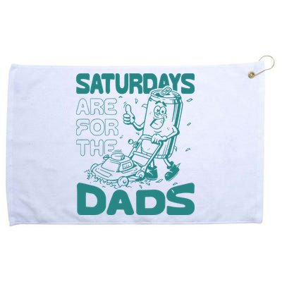 Saturdays Are For The Dads Mow Grommeted Golf Towel