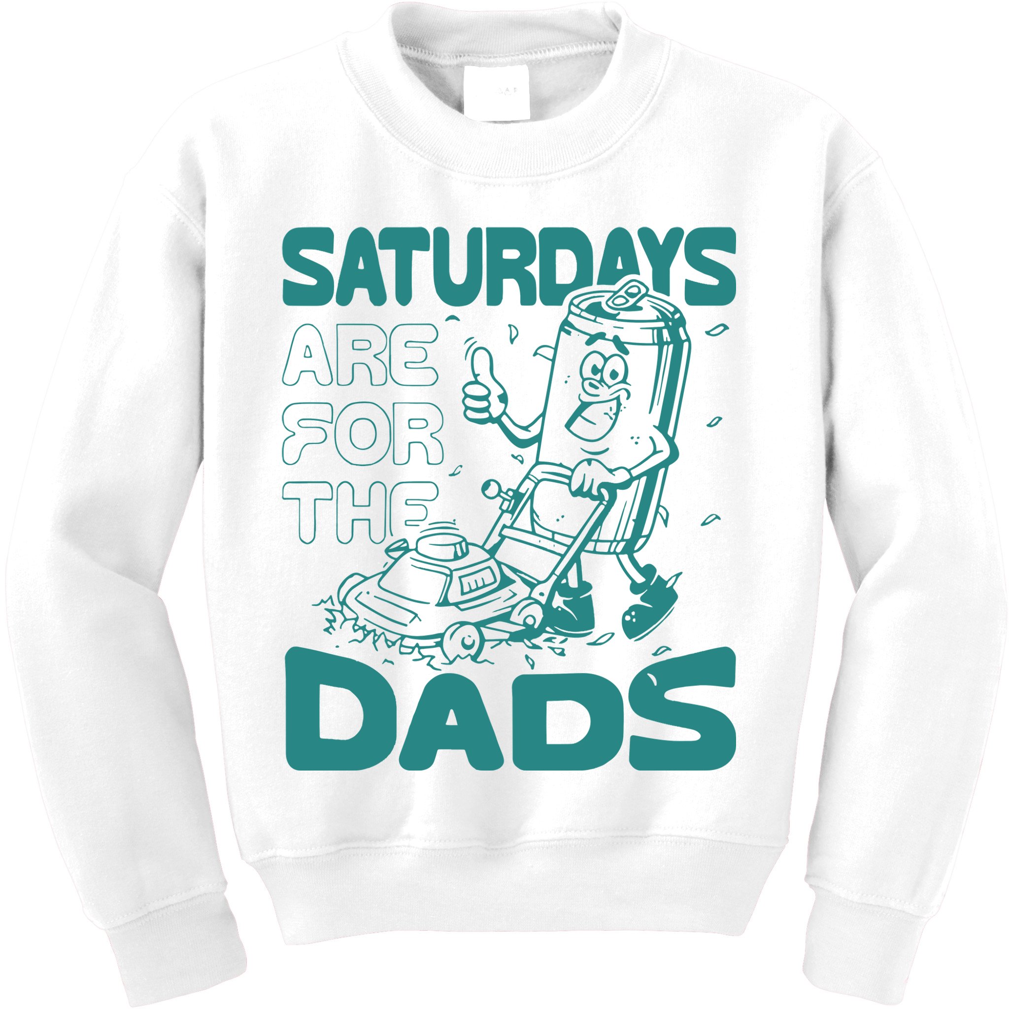 Saturdays Are For The Dads Mow Kids Sweatshirt