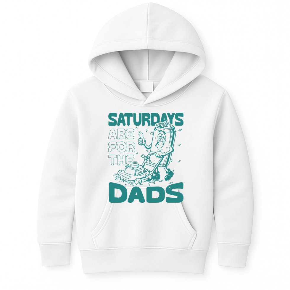 Saturdays Are For The Dads Mow Kids Hoodie