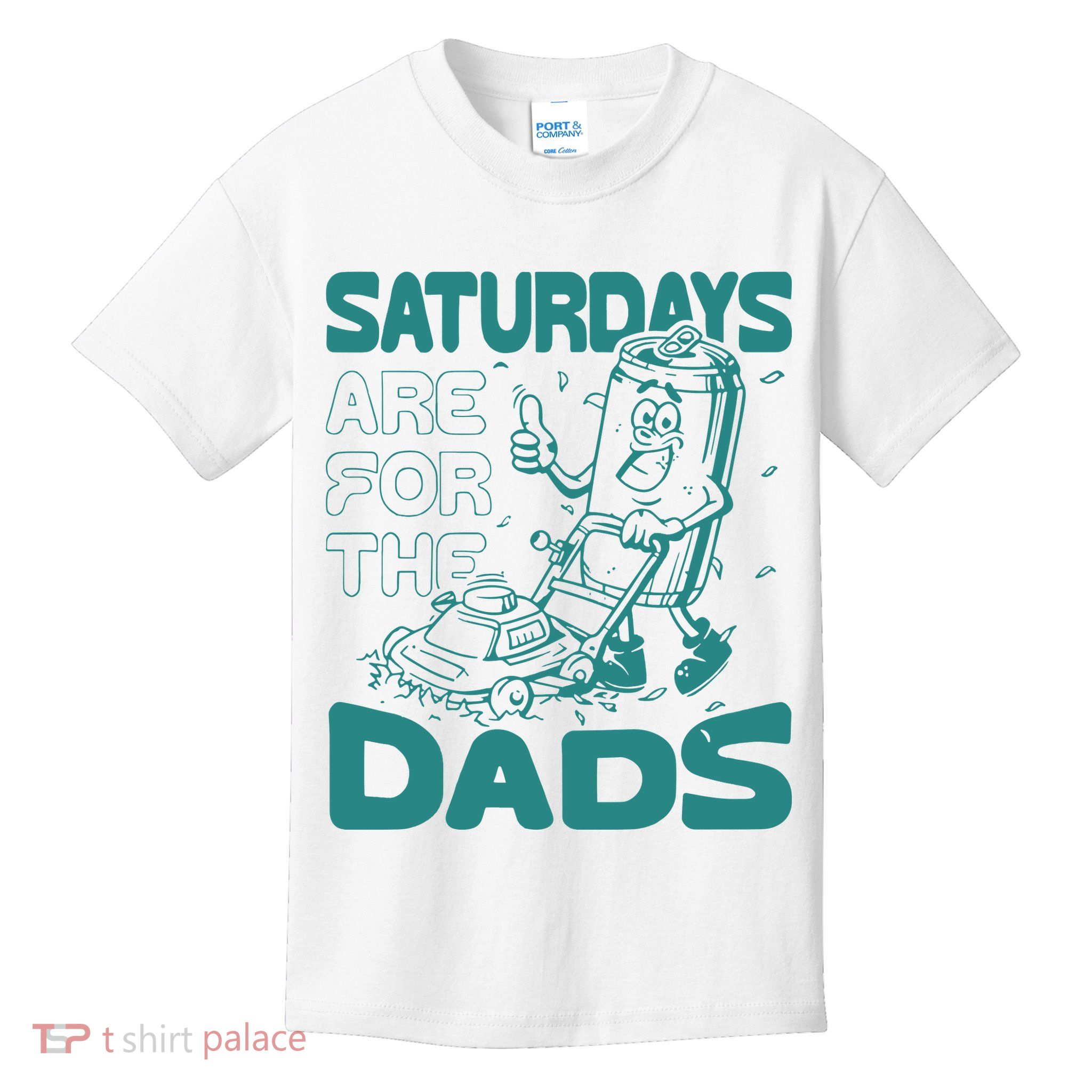 Saturdays Are For The Dads Mow Kids T-Shirt