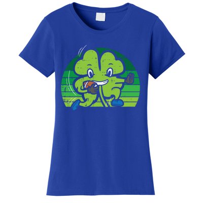 Shamrock American Football St Patricks Day Gift Women's T-Shirt