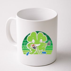 Shamrock American Football St Patricks Day Gift Coffee Mug