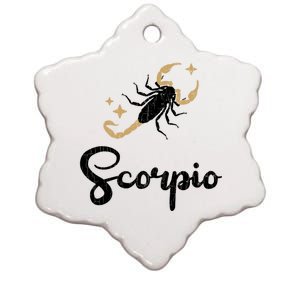 Scorpio Astrology Funny Zodiac Sign Gift Ceramic Star Ornament