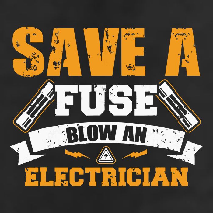 Save A Fuse Blow An Electrician T Golf Towel