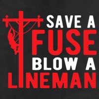 Save A Fuse Blow A Lineman Funny Lineman Trucker Hat