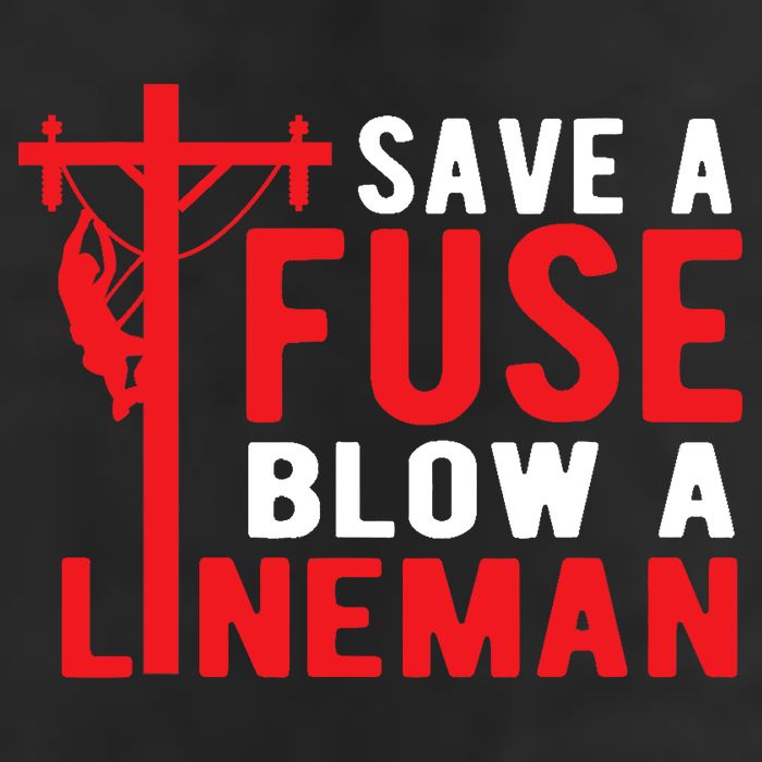 Save A Fuse Blow A Lineman Funny Lineman Trucker Hat