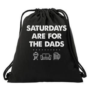 Saturdays Are For The Dads Fathers Day New Dad Gift Drawstring Bag