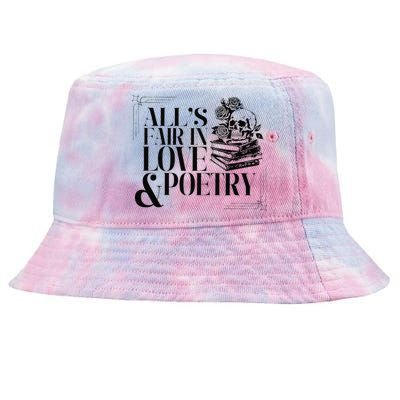 Skull AllS Fair In Love & Poetry Tie-Dyed Bucket Hat