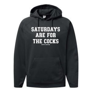 Saturdays Are For The Cocks Performance Fleece Hoodie