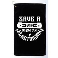 Save A Fuse Blow An Electrician Golf Towel