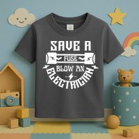 Save A Fuse Blow An Electrician Toddler T-Shirt