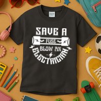 Save A Fuse Blow An Electrician Kids T-Shirt