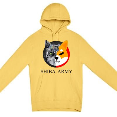 Shiba Army Fox Logo Terminator Premium Pullover Hoodie