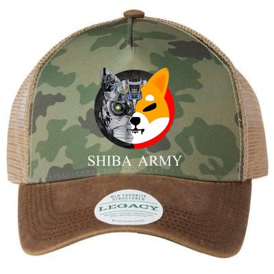 Shiba Army Fox Logo Terminator Legacy Tie Dye Trucker Hat