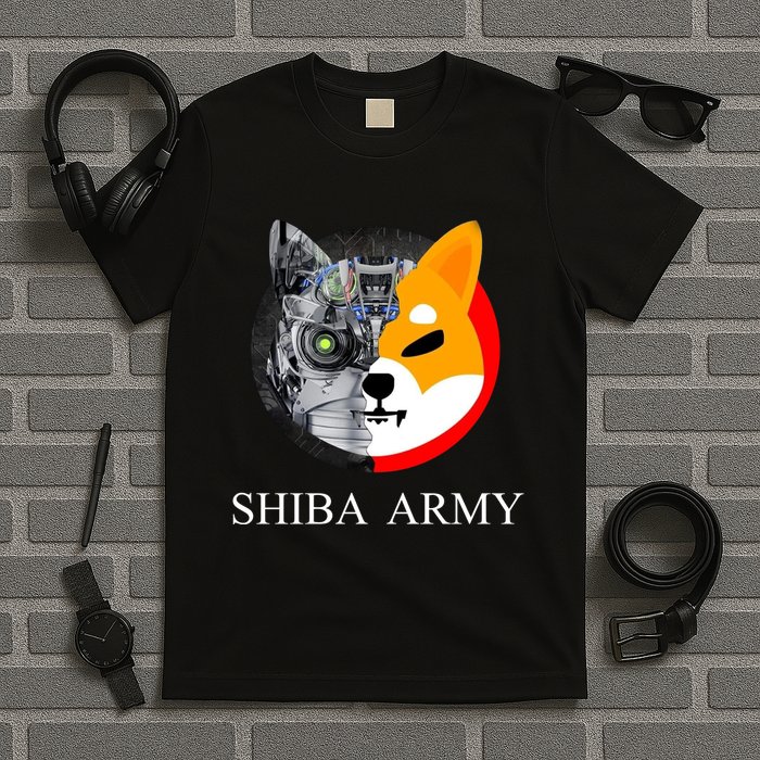 Shiba Army Fox Logo Terminator T-Shirt
