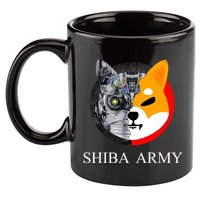 Shiba Army Fox Logo Terminator 11oz C Handle Ceramic Mug