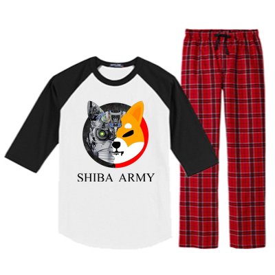 Shiba Army Fox Logo Terminator Raglan Sleeve Pajama Set