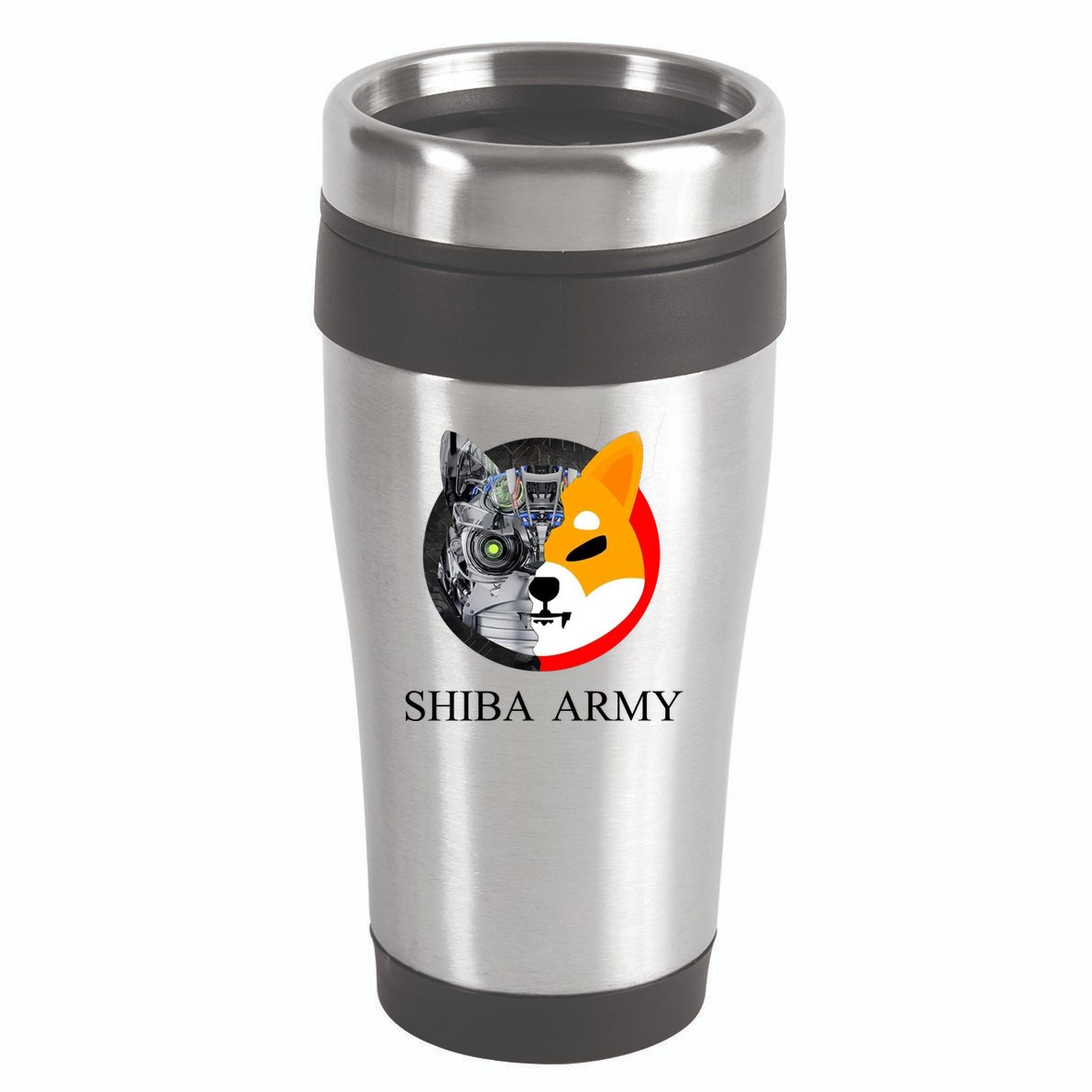 Shiba Army Fox Logo Terminator 16oz Travel Tumbler
