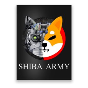 Shiba Army Fox Logo Terminator Poster