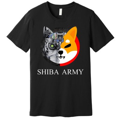 Shiba Army Fox Logo Terminator Premium T-Shirt