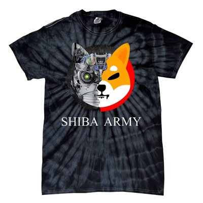 Shiba Army Fox Logo Terminator Tie-Dye T-Shirt