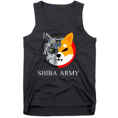 Shiba Army Fox Logo Terminator Tank Top