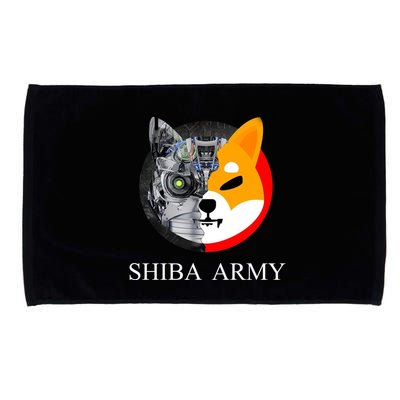 Shiba Army Fox Logo Terminator Microfiber Hand Towel